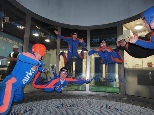 Indoor skydiving is lots of fun!